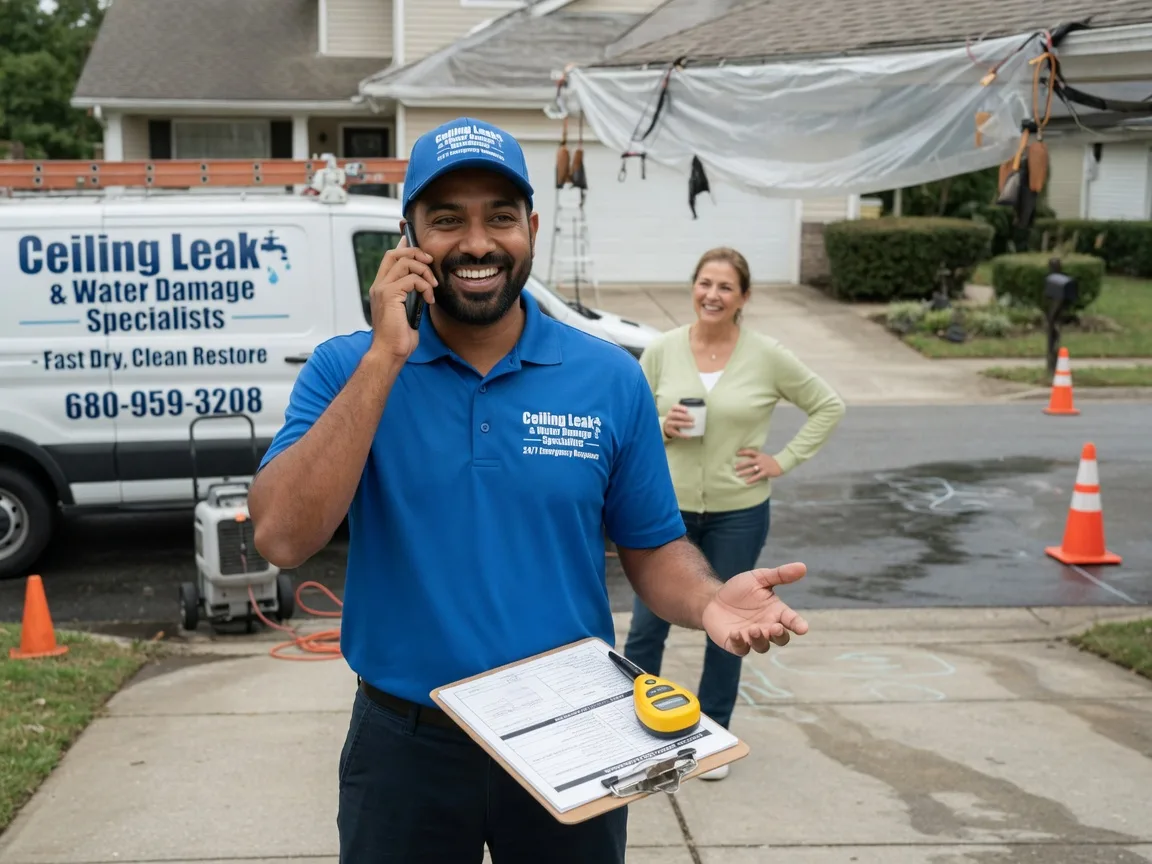 Ceiling Leak Cleanup Wilkinson, IN FAQs